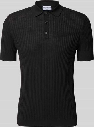 Antony Morato Slim Fit Poloshirt aus Viskose-Mix in Black, Gr&ouml;&szlig;e XXL