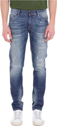 Pantaloni Torino Medium was jeans - Heren - Slim Fit Jeans - Blauw - W31 - Jeans