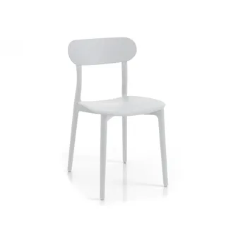tomasucci Set of 4 STOCKHOLM indoor / outdoor chairs, white