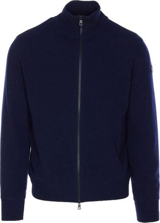 Moncler Vest met logopatch - Blauw