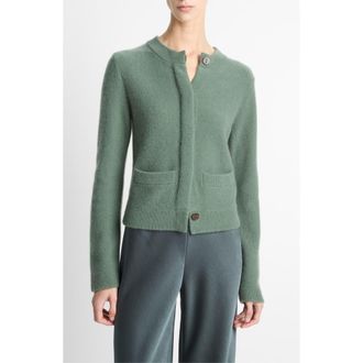 Vince Cashmere Cardigan in Deep Patina at Nordstrom, Size X-Large