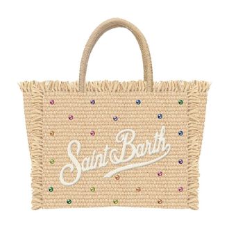 MC2 Saint Barth Tote Bags, female, Beige, Size: ONE SIZE Borsa Colette