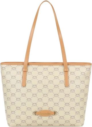 Braccialini Monogram Shopping - Dames - Shoppers - Beige - ONE Size - Leer - Tassen