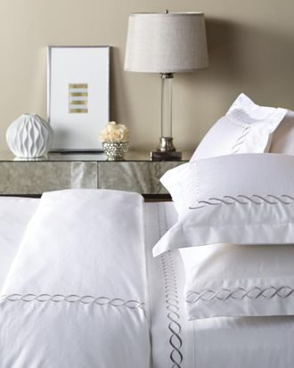Melange Home Rope Embroidered 600 Thread Count Cotton Duvet Set