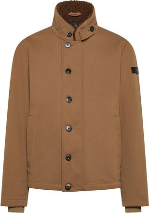Peuterey Lichte Jassen - Heren - Zomerjassen - Bruin - M - Polyester - Jassen