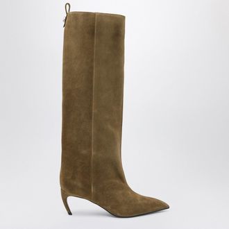 The Attico Lea Military Green high boot