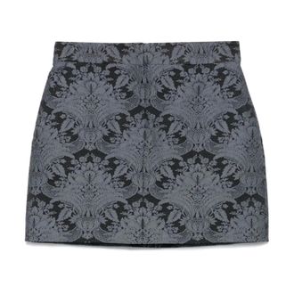 Max Mara Short Skirts, female, Gray, 2XS, Pomezia Skirts Collection