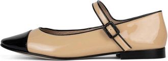 Jeffrey Campbell Color-block Mary-jane Ballerina - Dames - Ballerinas - Veelkleurig - 41 EU - Leer - Schoenen