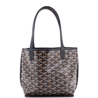 Goyard Anjou Reversible Tote Coated Canvas Mini