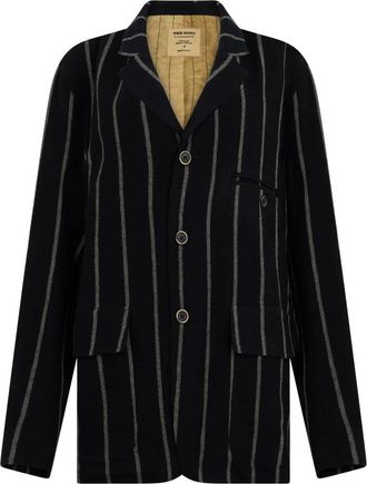 Uma Wang Jupiter Jacket - Dames - Blazers - Zwart - S - Wol - Jassen