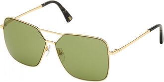 Web Eyewear Womens WE0285-5930N WE0285 59 5930N Sunglasses - Gold - One Size