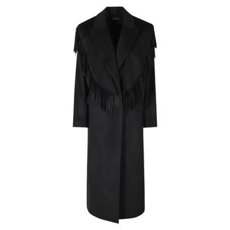 Federica Tosi Abrigo de un solo pecho - Coats - Mujer - Negro - S