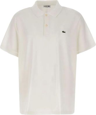 Lacoste logo patch polo shirt - Bianco