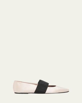 Givenchy Padded Leather Ballerina Flats