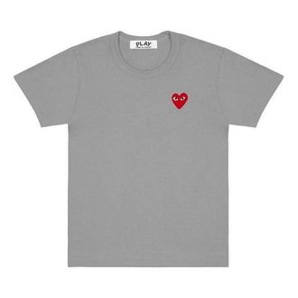 Comme Des Garçons (WMNS) COMME des GARCONS PLAY Heart Logo Tee Grey AZ-T211-051-3