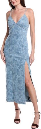 Alice & Olivia Alice + Olivia Julietta Denim Slip Dress=