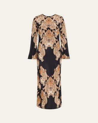 Veronica Beard Lupita Paisley Maxi Dress