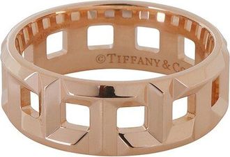 Tiffany & Co. Tiffany T True 8mm 18K Rose Gold Ring (Authentic Pre-Loved)