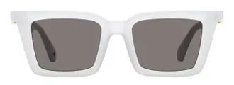 Off-white OERI13U Rectangular Acetate Sunglasses - White