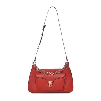 Coccinelle Shoulder Bags, female, Red, Size: ONE SIZE Beat Shoulder Bag