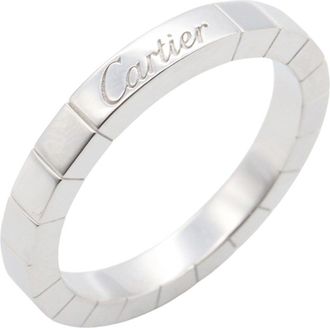 Cartier White Gold White Gold (18K) Band Ring (Pre-Owned)