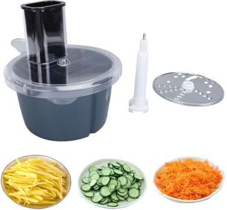 OEM Kit De Picadora El&eacute;ctrica De Verduras, Accesorios De Alta Eficiencia Y Seguridad Para Tm5 Y Tm6