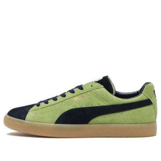 Puma Suede Vtg Mij Jasmine Green Casual Skateboarding Shoes Black Brown 388132-01