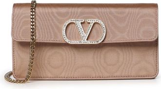 Valentino Garavani Tassen, Dames, Roze, ONE Size, Leer, Cross Body Bags