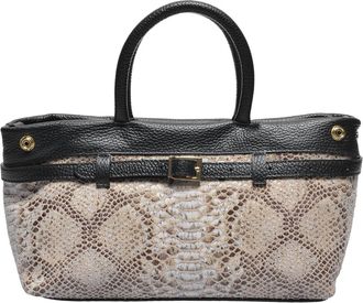 Isabella Rhea Zwart Rundleer Tas