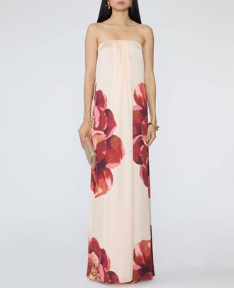 Misa Divina Maxi Dress In Peony Love