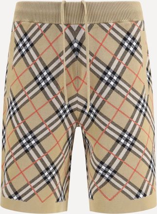 Burberry Shorts in misto cotone Check Man M