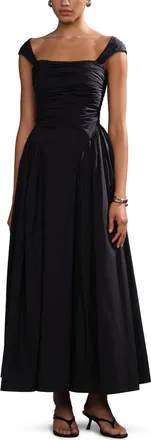 AMUR Galilea ruched dress in Black at Nordstrom, Size 10