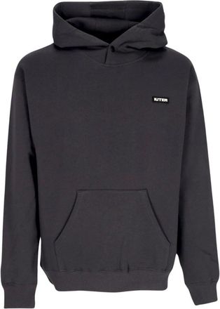 Iuter Familie Hoodie Asfalt - Heren - Hoodies - Zwart - S - Katoen - Hoodies & sweatvesten