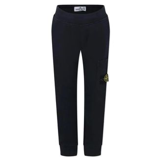 Stone Island Trousers - male - Stone Island - Sweatpants - Blue - 4 Y - Kids