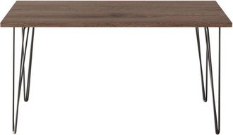 OEM Escritorio Voss 138 X 68 Cm Para Oficina, Estudio, Estudio, Roble Chocolate