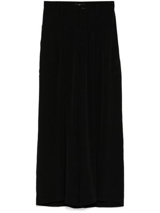 Yohji Yamamoto Straight broek - Zwart