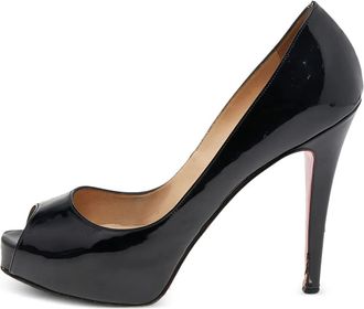 Christian Louboutin 115mm peep-toe platform heels - Black