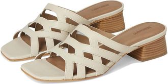 Bernardo Jacin Womens Wedge Shoes Eggshell : 6.5 M, Leather