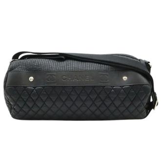 Chanel Pre-owned Nylon Shoulder Bag - Dames - Pre-owned - Zwart - Maat: ONE Size Nylon