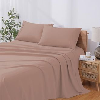 Modern Threads 3-Piece Sheet Set in Rose at Nordstrom Rack, Size Twin