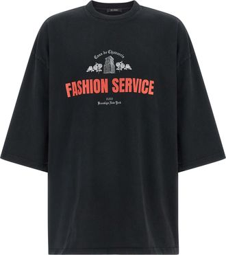 Willy Chavarria Casa De Chavarria Buffalo T Shirt Nero-Uomo