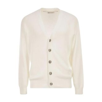 Brunello Cucinelli Hombre, Jerseys, Blanco, Talla: M