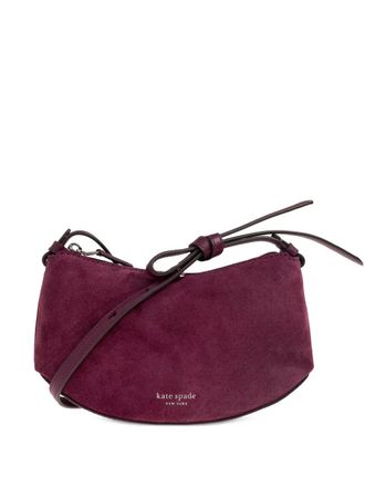 Kate Spade New York Loop suede crossbody bag - women - Calf Suede - One Size - Purple