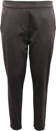 Ixos Grijze wollen broek gemaakt in Itali&euml; - Dames - Slim Fit Broeken - Grijs - S - Wol - Broeken