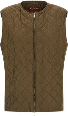 Max Mara Womens Bicolor Virgin Wool Coat Clothing