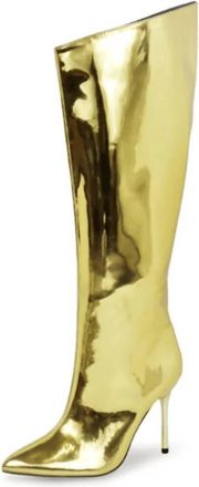 Liliana Womens Frenzy Knee High Boots In Gold