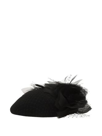 Stephen Jones Millinery tulle hat - Zwart