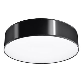 Sollux Lighting L&aacute;mpara de techo negro cloruro de polivinilo alt. 11 cm