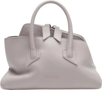 The Attico La Passeggiata Mini - Dames - Handtassen - Beige - ONE Size - Leer - Tassen