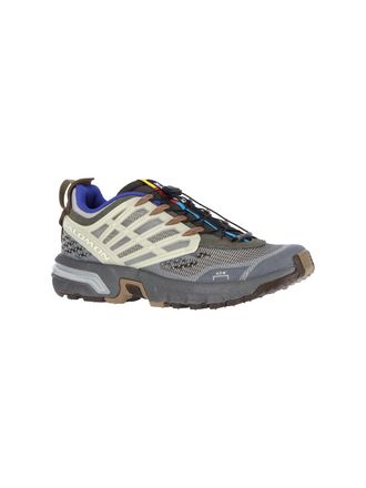 Salomon Mens Sneakers Green Textile
